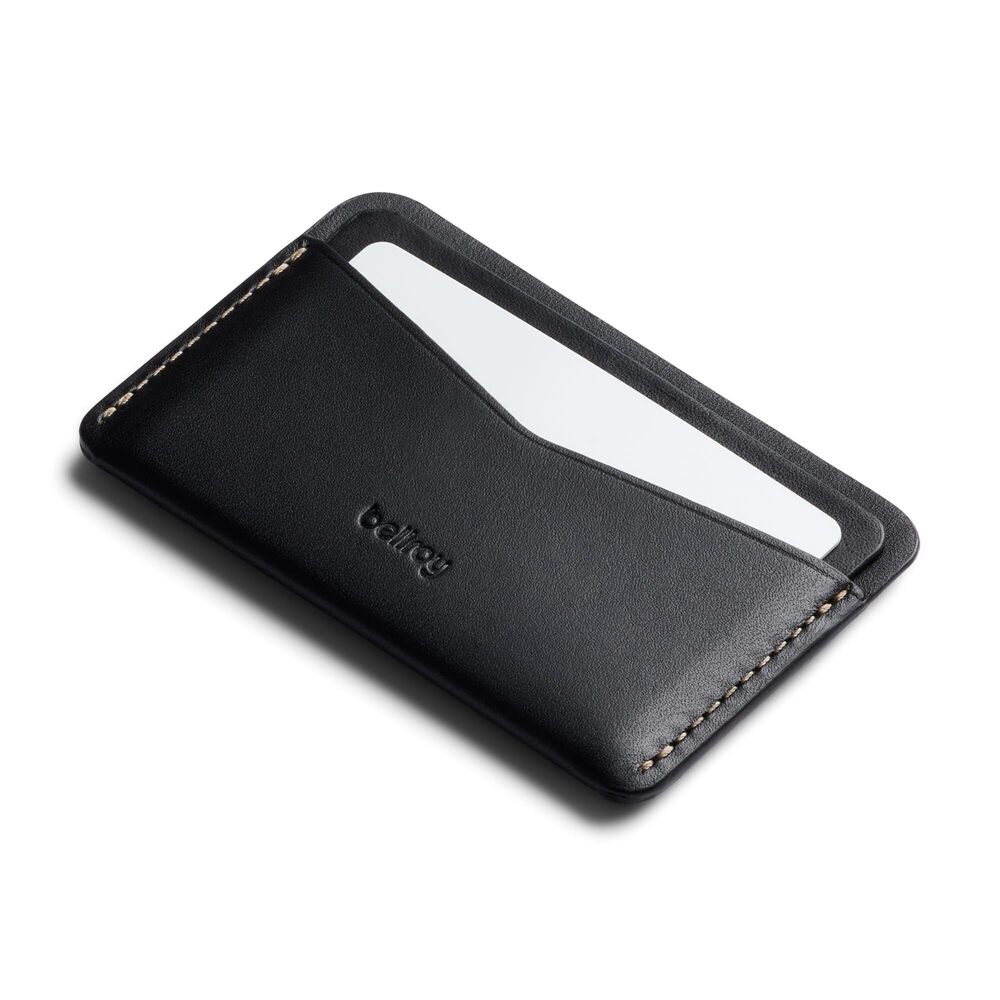 4198 Card Slip minimalist leather card holder with space for up to 4 cards
